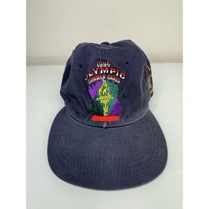 Vintage 1996 Atlanta Summer Olympics Hat Cap Starter Embroidered Strap Back
